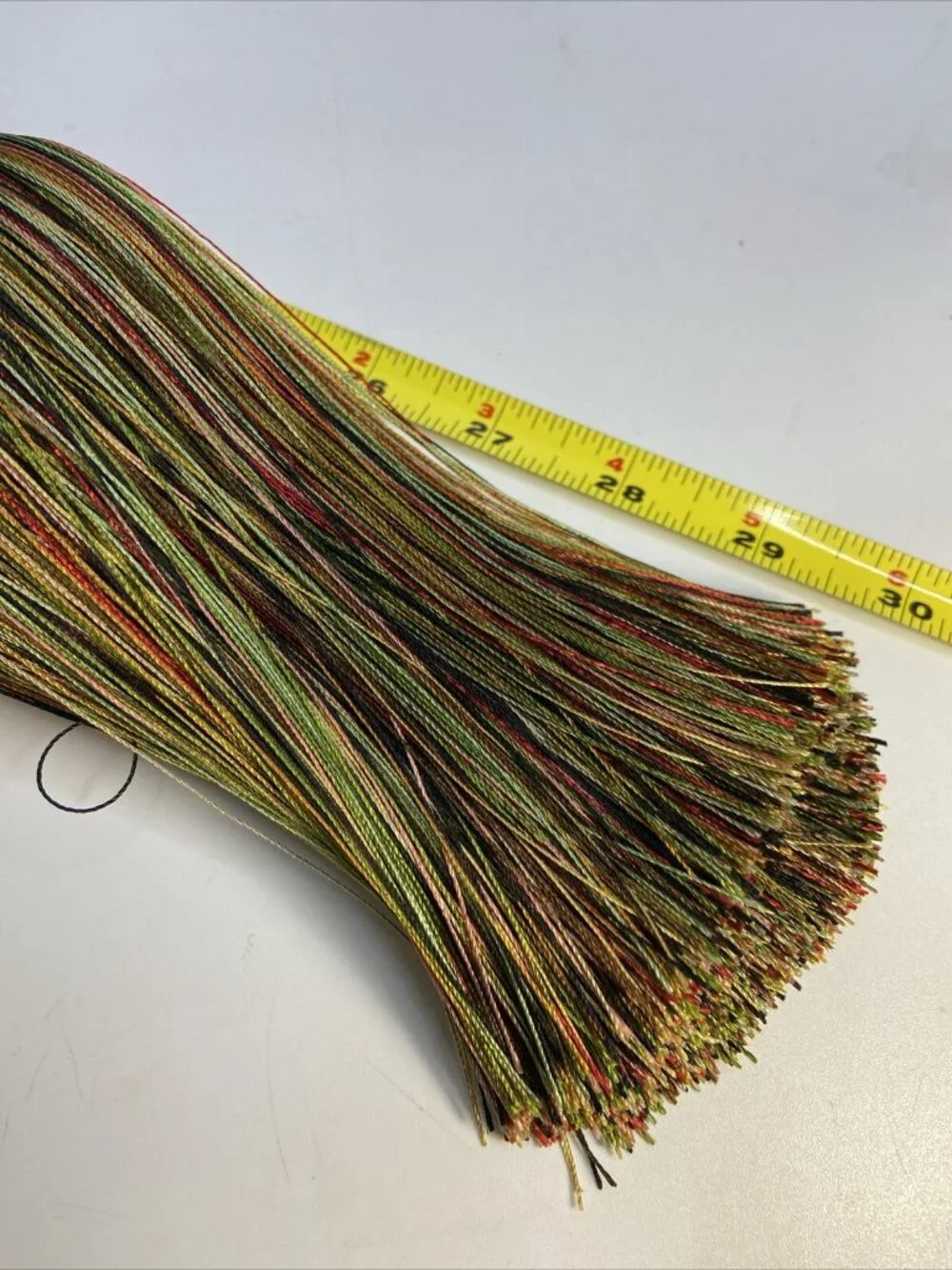 2 Large Luxury Curtain Tiebacks Braided Cord Tassel Fringe Multi Color Heavy30in